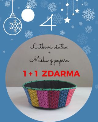 #adventnikalendar #ctvrteokenko ČTVRTÉ OKÉNKO SE OTEVŘELO! Dnes mám pro vás specialitu - šicí kurz na Látkovou ošatku,...